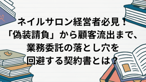 ネイルサロン経営者必見！「偽装請負」から顧客流出まで、業務委託の落とし穴を回避する契約書とは？